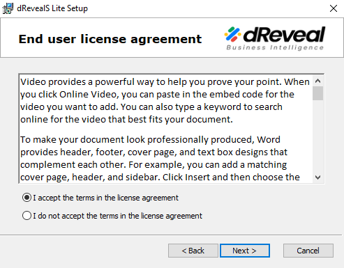 license dreveal lite
