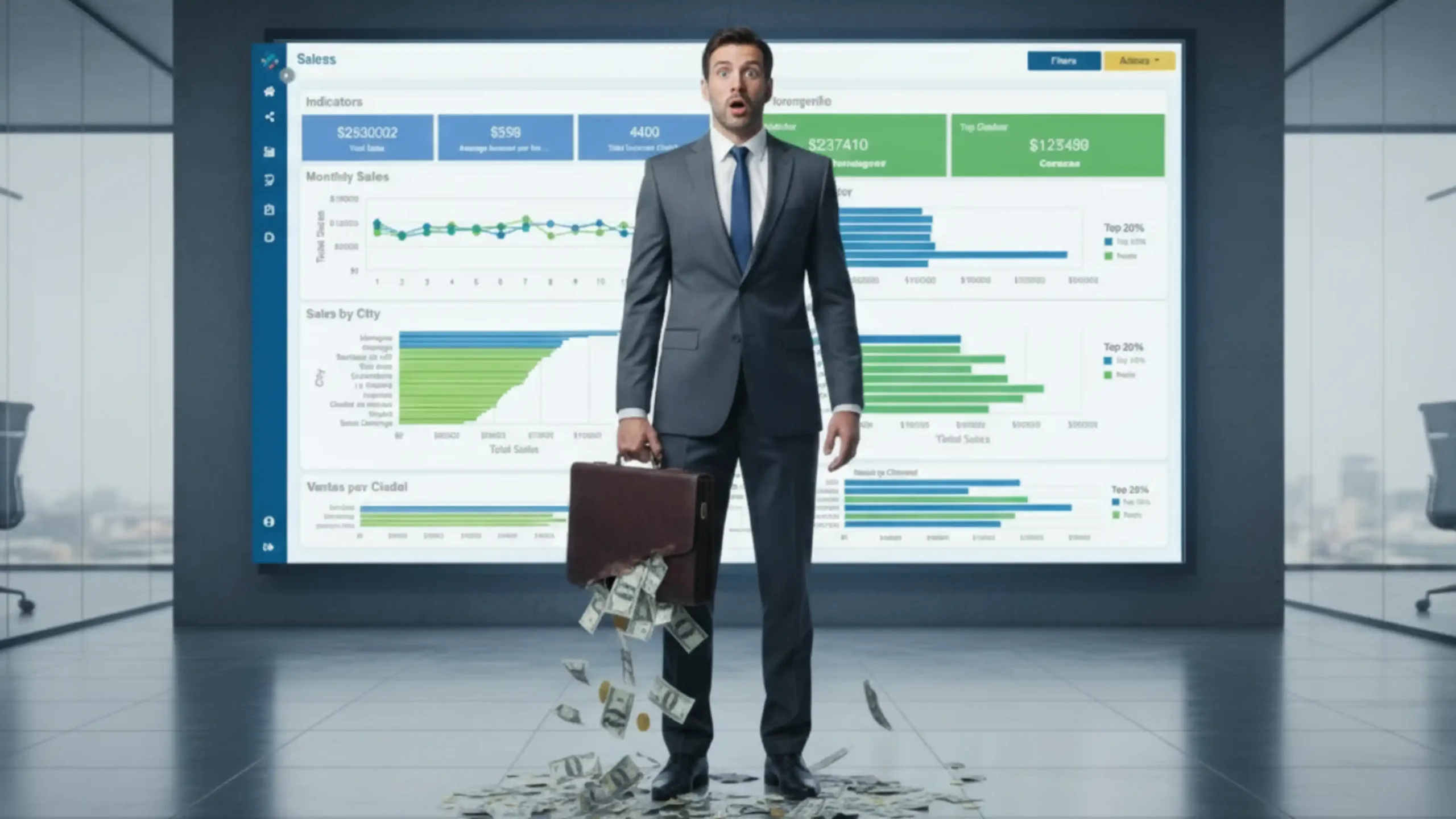¿Dónde se escapa el dinero? Use la visualización de datos para identificar ineficiencias ocultas en sus operaciones